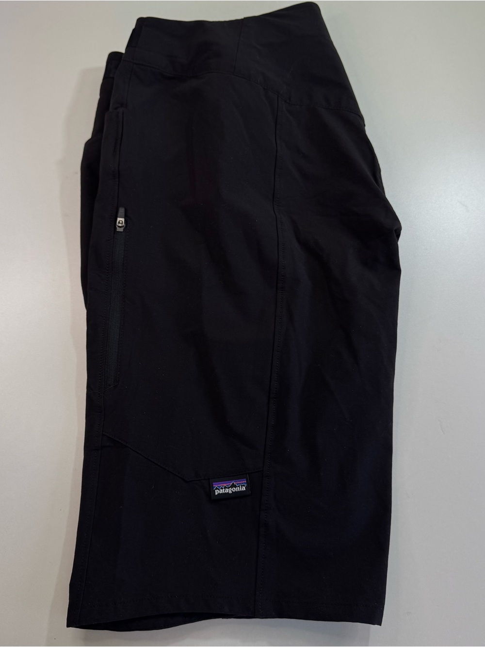 Patagonia Women's Dirt Craft Bike 12"Shorts Padded Liner Black Cycling Size 2New
